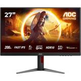 AOC 27G4HA 27" Fast IPS 1920x1080 1000:1 1ms 300cd HDMI DP pivot repro Black