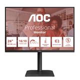AOC Monitor X24E4U, 24", IPS, 1920x1200, 16:9, 300cd, 1500:1, 4ms, DP, HDMI, 100Hz, USB Hub, pivot, repro