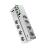 APC Essential SurgeArrest - přepěťová ochrana 8 zás.+ Phone & Coax, 2m přívodní kabel