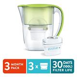 AQUA OPTIMA - Filtrační konvice Oria zelená + 3x filtr EVO1PLUS