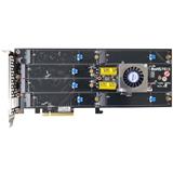 ARECA 6x M.2 NVMe/SATA RAID0/1/10/JBOD card , PCIe4.0 x8 Card, full profile