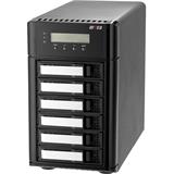Areca Desktop RAID, 6x 3.5" HDD, 2x40Gb/s TB3 & USB-C, RAID 0/1/10/3/5/6/30/50/60, Single Disk, JBOD