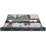 ASRock Rack 1U server 1x AM4, X570, 4x DDR4 ECC, 4x SATA 3,5HS, 2xM.2, PCIe4 x16, 2x 10Gb + 2x 1Gb LAN, 2x 450W, IPMI