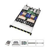 ASRock Rack 1U server 2xSP5 24xDDR5 PCIe5,0 1x16x 2xM,2 12x2,5" HS NVMe 1xOCP 2x1GB Lan 80+Platinum 2x2000W