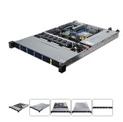 ASRock Rack 1U server SP6 8xDDR5 PCIe5,0 1x16x 2xM.2 4x2,5!"HS NVMe 8x2,5"HS 2x10gb Lan 80+Platinum 2x750W