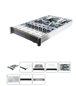 ASRock Rack 2U server 2xSP5 24xDDR5 PCIe5,0 2x16x 3x8x 2xM,2 24xHS NVMe 2xFix 1xOCP 2x1GB Lan 80+Titanium 2x2600W