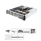 ASRock Rack 2U server AM5 4xDDR5 PCIe5,0 1x16x PCIE4,0 1x4x 2xM,2 1x2,5"Fix 2x10GB Lan 80+Platinum 2x1200W