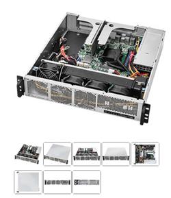 ASRock Rack 2U server AM5 4xDDR5 PCIe5,0 1x16x,PCIe4 1x4x 2xM.2 2x1GB Lan 80+Platinum 2x1200W