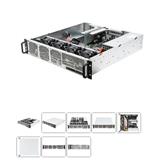 ASRock Rack 2U server AM5 4xDDR5 PCIe5.0 1x16x,PCIe4 1x4x 2xM.2 2x1GB Lan 80+Platinum 2x1200W