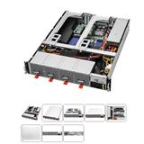ASRock Rack 2U server SP5 12xDDR5 PCIe5,0 4x16x GPU 2xM,2 2x2,5"HS NVMe 1xOCP 80+PL/TI 2x2KW