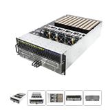 ASRock Rack 4U server 2xSP5 24xDDR5 PCIe 14x16x 2x8x 2xM,2 16x2,5"HS NVMe 24x2,5"HS OCP 2x1GB 80+Pl 4x2KW