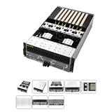 ASRock Rack 4U server 2xSP5 24xDDR5 PCIe5,0 8x16x/1x/8x 2xM,2 4x2,5"HS NVMe+20xHS Sata 1xOCP 2x1GB Lan 80+Platinum 4x1KW