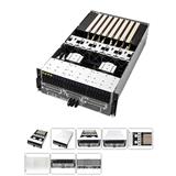 ASRock Rack 4U server SP5 24xDDR5 PCIe5,0 8x16x/1x8x 2xM,2 4x2,5"HS NVMe+20xHS Sata 1xOCP 2x1GB LAN80+Titanium 4x2700W