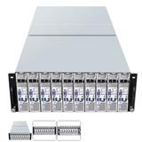 ASRock Rack 4U18N-AM5/2T - AM5, B650, 16Node, 4xDDR5 ECC/nonECC UDIMM, 2x2,5"Fix NVMe, 1xM.2, 1xPCIe, 4x2000W, IPMI