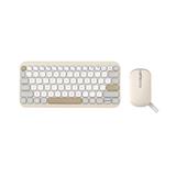 ASUS CW200 Marshmallow Combo - bezdrôtová klávesnica a myš, Oat Milk, CZ/SK