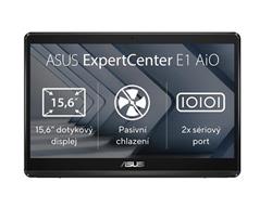 ASUS ExpertCenter E1 AiO E1600WKAT-BA043M, N4500, 15.6˝ 1920x1080/Touch, UMA, 8GB, SSD 128GB, FDOS 42WHrs UPS
