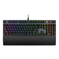 ASUS KB ROG Strix Scope II X (ROG NX Snow V2 / PBT), mechanická, drátová, USB-A, USB-C, US