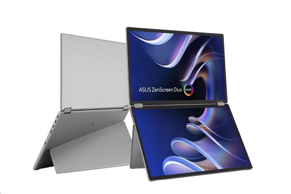 ASUS Monitor ZenScreen Duo OLED MQ149CD, 14", OLED, 1920x1200, 16:10, HDMI, USB-C, 60Hz