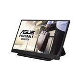 ASUS Monitor ZenScreen MB166C, 15,6", IPS, 1920x1080, 16:9, 5ms, USB-C, 60Hz