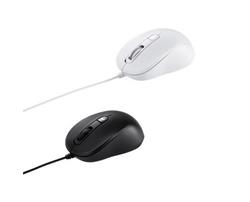 ASUS MOUSE MU101C black - optická drôtová myš; čierna