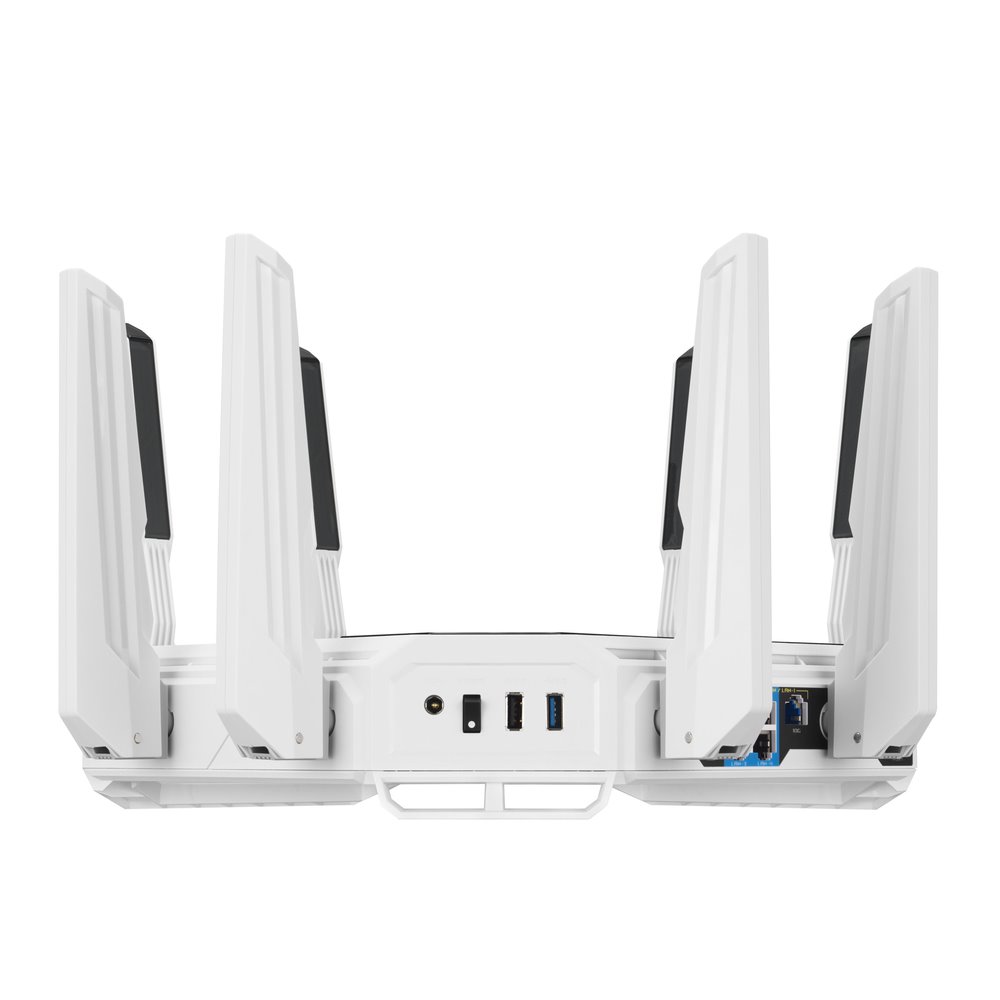 ASUS ROG Rapture GT-BE19000AI Tri-Band AI Gaming Wi-Fi 7 Router BE19000, 8 int., 2×10G, 4×2.5G, USB 3.0