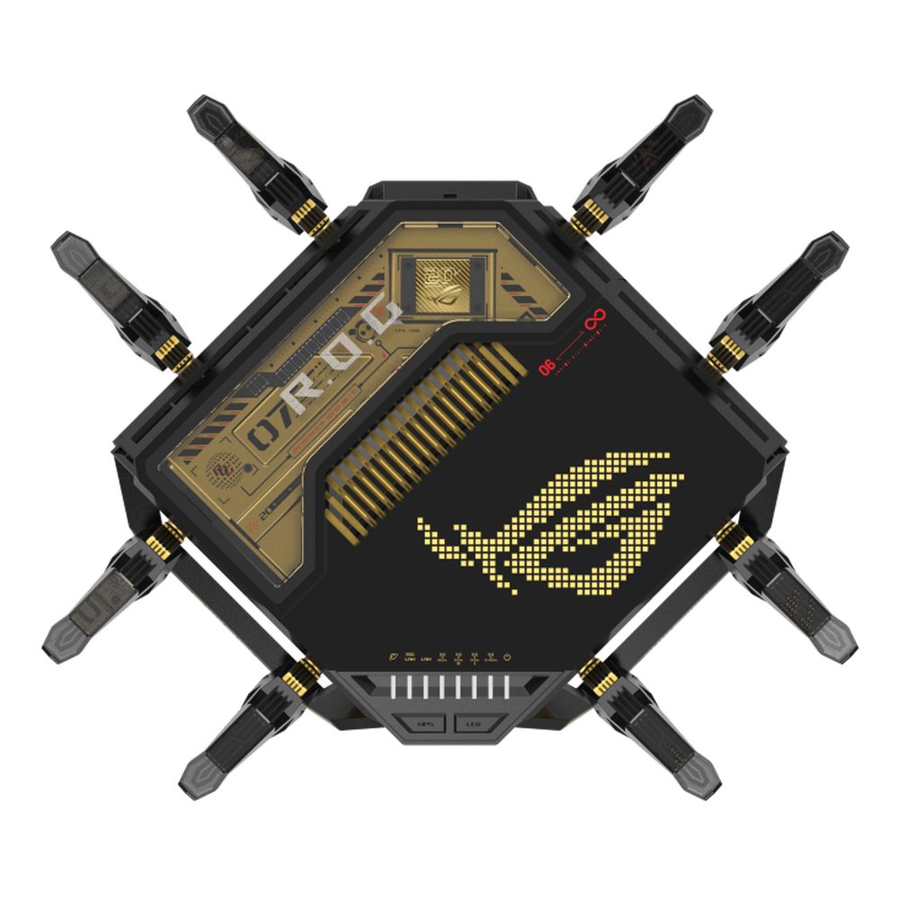 ASUS ROG Rapture GT-BE98 Edition 20 Quad-Band Gaming Wi-Fi 7 Router BE25000, 2×10G, 4×2.5G, USB 3.0