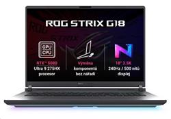 ASUS ROG Strix G18 G815LW-NEBULA003W, Ultra 9-275HX, 18.0˝ 2560x1600 WQXGA, RTX 5080/16GB, 32GB, SSD 1TB, W11H