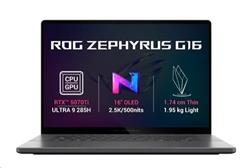 ASUS ROG Zephyrus G16 GU605CR-NEBULA168X, Core Ultra 9 285H, 16.0˝ 2560x1600 WQXGA, RTX 5070/12GB, 32GB, SSD 2TB, W11Pro