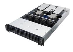 ASUS RS720A 1U server Epyc 2x 7551 (32C/64T 2Ghz) SP3, 32x DDR4 ECC R, 24x SATA HS (2,5"), 1200W (plat), 2x LAN, IPMI