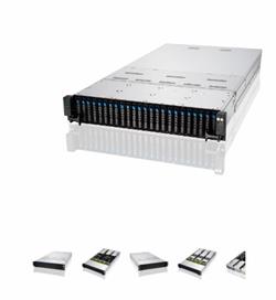 ASUS RS720A 2U Server 2XSP5,24x DDR5 ECC. 12xHS HDD ,10G,8NVMe/OCP,IPMI
