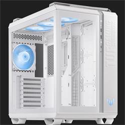 ASUS TUF GAMING GT502 PLUS TG WHITE 4x ARGB LED fan, ATX, bílá