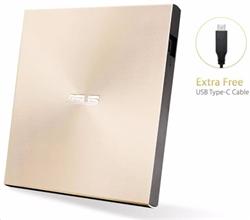 ASUS ZenDrive External Slim DVD-RW, USB-A/C, Retail, zlatá BUNDLE