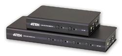 ATEN 4-port DVI KVM USB, audio 2.1, včetně kabelů