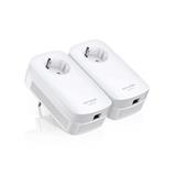 AV1300 Gigabit Passthrough Powerline Starter Kit KIT: 2× TL-PA8010P SPEED: 1300 Mbps Powerline SPEC: Qualcomm CPU, 1×