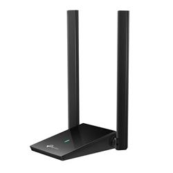 AX1800 High Gain Dual Band Wi-Fi 6 USB Adapter SPEED: 1201 Mbps at 5 GHz + 574 Mbps at 2.4 GHz SPEC: 2× High Gain Exte