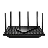 AX5400 Dual-Band Wi-Fi 6 Router SPEED: 574 Mbps at 2.4 GHz + 4804 Mbps at 5 GHz SPEC: 6× Antennas, 1× 2.5 Gbps WAN/LAN