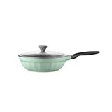 BUYDEEM Cast Aluminum Nonstick Frying Pan 30 cm, model CP102, color Cozy Greenish