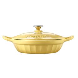 BUYDEEM Litinová Dutch Oven CP581-MY 3,3L, barva zelená, smaltované