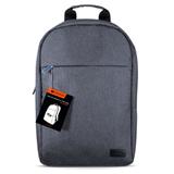 CANYON BP-4 ultra tenký minimalisctický batoh pro 15,6'' notebook, šedo-modrá