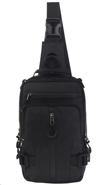 CANYON CB-1 batoh, 29 x 16 x 9cm, 3.5L, USB-A port, 3+3 kapsy, 2 interní přepážky, dešti odolný, černý