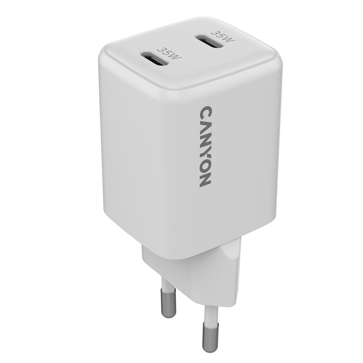CANYON charger CU35CC GaN 35W 2xPD EU White