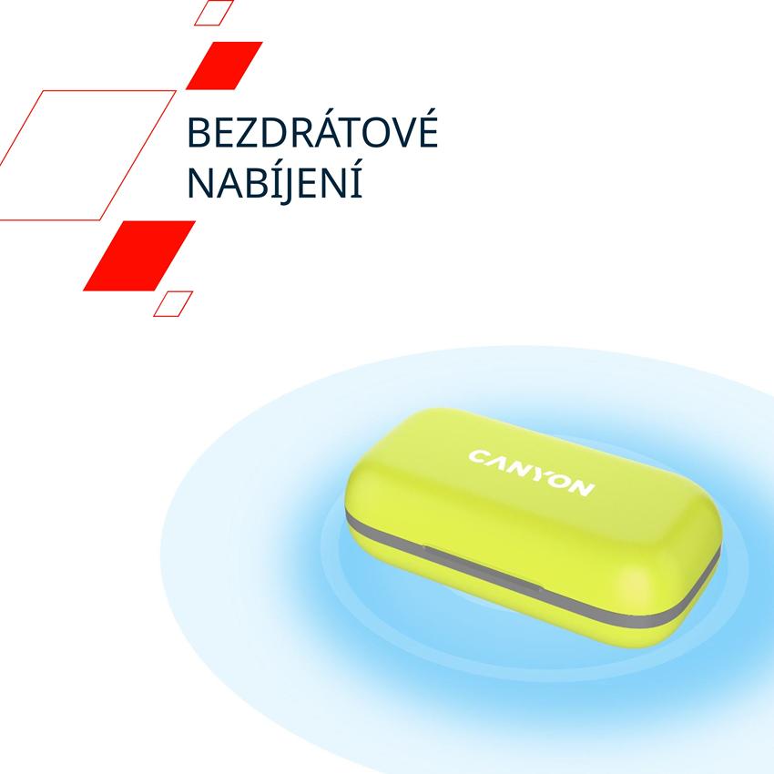 CANYON headset OnRun 11 Sport Wireless charge Red