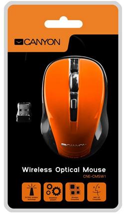 CANYON myš optická bezdrátová CMSW1