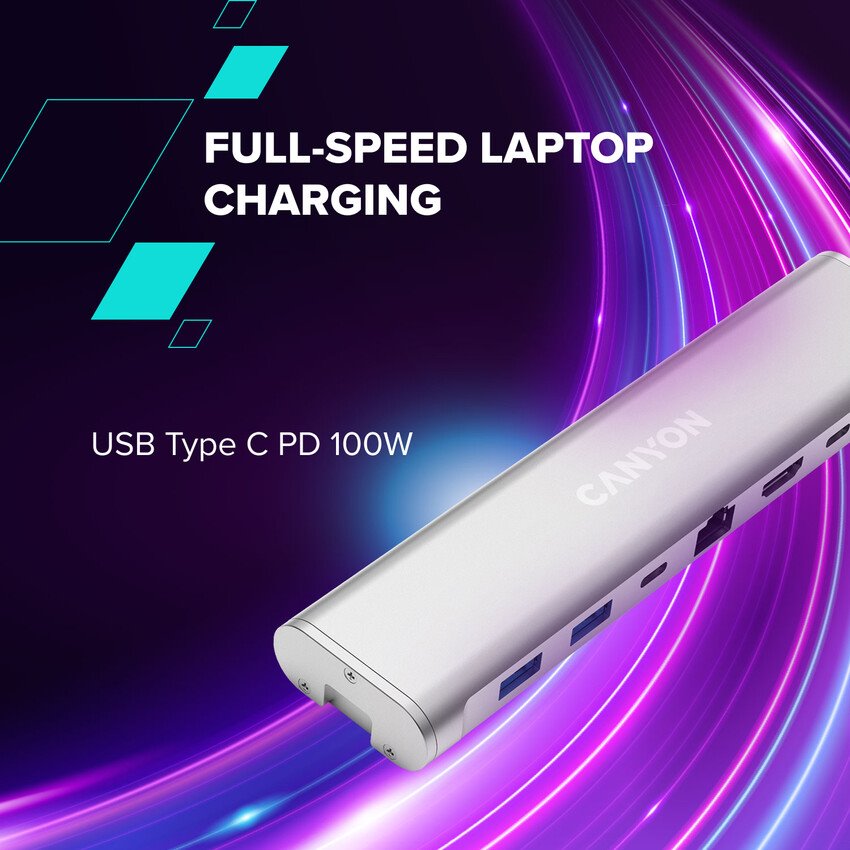 Canyon OnStand2 chladící podložka pod Laptop s USB hubem