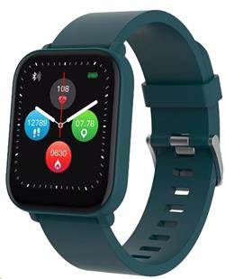 CANYON smart hodinky EASY SW-54, 1,7" IPS displej, 14 sport režimů, IP68, Android/iOS, zelené