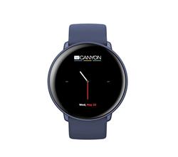 CANYON smart hodinky Marzipan, 1,22" barevný plně dotykový display, IP68, režim multisport, iOS/android, modrá