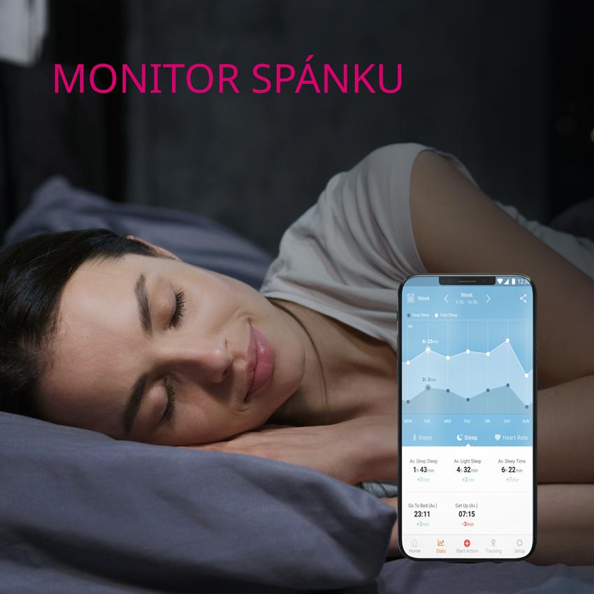 CANYON smart hodinky Semifreddo SW-61 BLUE, 1,19" AMOLED displej, 25 multi-sport, IP68, Android/iOS