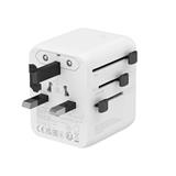 CANYON Travel Adapter OnTour 20 EU/UK/US/AUS 20W White
