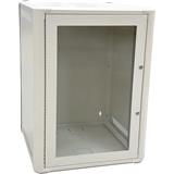 Conexpro jednodílný rozvaděč 19" 15U/600mm, FLAT PACK, skleněné dveře