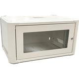 Conexpro jednodílný rozvaděč 19" 4U/400mm, FLAT PACK, skleněné dveře